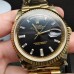 QF Gain WeightA2836 DayDate 40MM Black Dial Diamond Marker President Bracelet