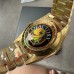 QF Gain Weight A2836 DayDate 40MM YG YG Dial Diamond Marker President Bracelet