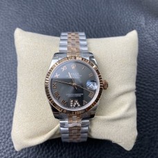 DateJust 31mm Ladies RG/SS Grey Dial Diamond Roma Marker RG/SS Jubilee Bracelet BPF A2671