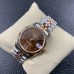 DateJust 31mm Ladies RG/SS Brown Dial Diamond Roma Marker RG/SS Jubilee Bracelet BPF A2671