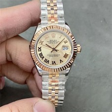 DateJust 28mm Ladies YG/SS YG Dial Roma Marker YG/SS Jubilee Bracelet WF A2236