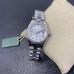 DateJust 28mm Ladies Diamond Bezel Silver Dial Roma Marker Jubilee Bracelet WF A2236