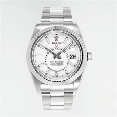 Skydweller 42mm 326934 White Dial Oyster Bracelet ZF A2824