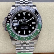 GMT-Master II 126720 VTNR 904L Sprite Black/Green Ceramic Bezel Jubilee Bracelet C+F DD3285