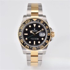 GMT-Master II 116713 LN 904L Black Ceramic Bezel YG/SS Oyster Bracelet Clean Factory CF VR3186