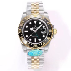 GMT-Master II 116713 LN 904L Black Ceramic Bezel YG/SS Jubilee Bracelet Clean Factory CF VR3186