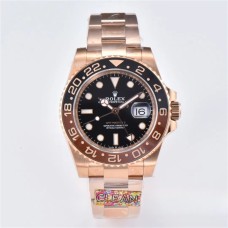 GMT-Master II RG 126715 CHNR 904L Black/Brown Ceramic Bezel RG Oyster Bracelet Clean Factory CF DD3285