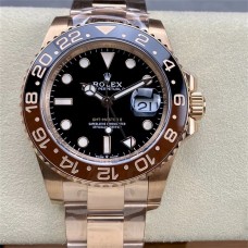 GMT-Master II RG 126715 CHNR 904L Black/Brown Ceramic Bezel RG Oyster Bracelet C+F DD3285