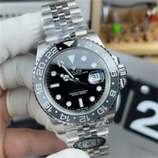 GMT-Master II 126710 GRNR 904L Black/Grey Ceramic Bezel Jubilee Bracelet Clean Factory CF DD3285