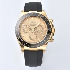 Daytona 116518LN YG Ceramic Bezel Gold Dial Oysterflex Strap Clean Factory CF SA4130
