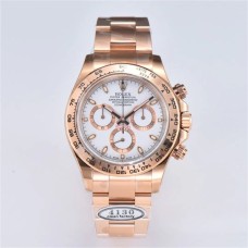 Daytona 116505 RG White Dial RG Bracelet Clean Factory CF SA4130