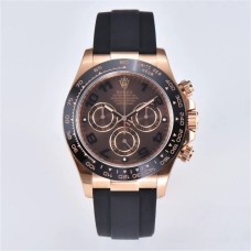Daytona 116515LN RG Ceramic Bezel Brown Dial Arabic Numerals Marker Oysterflex Strap Clean Factory CF SA4130