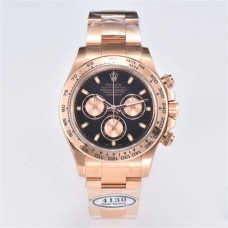Daytona 116505 RG Black Dial RG Bracelet Clean Factory CF SA4130