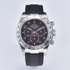 Daytona 116515 Black Dial Arabic Numerals Marker Oysterflex Strap Clean Factory CF SA4130