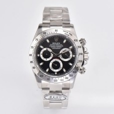 Daytona 116520 Black Dial SS Bracelet Clean Factory CF SA4130