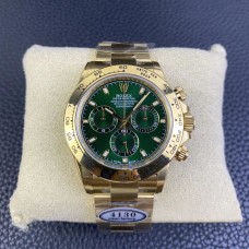 Daytona 116508 YG Green Dial YG Bracelet Clean Factory CF SA4130