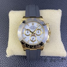 Daytona 116515 YG Ceramic Bezel White Dial Oysterflex Strap Clean Factory CF SA4130