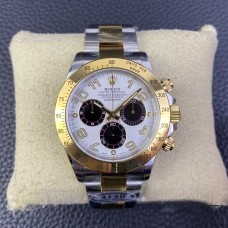 Daytona 116509 YG/SS White Dial Arabic Numerals Marker YG/SS Bracelet Clean Factory CF SA4130
