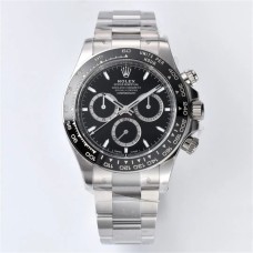 Daytona 126500 Ceramic Bezel Black Dial SS Bracelet Clean Factory CF SA4131