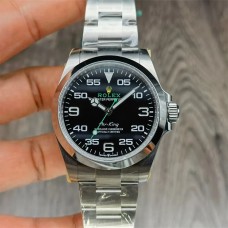 Air King 40mm 126900 Black Dial SS Bracelet JVSF VR3230