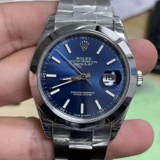 DateJust 41mm 126300 Smooth Bezel Blue Dial Oyster Bracelet  VSF VS3235