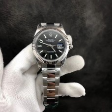 DateJust 41mm 126334 Fluted Bezel Black Dial Oyster Bracelet VSF VS3235