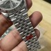 DateJust 41毫米温布尔登凹槽表圈灰色表盘绿色罗马刻度 Jubilee 表带 VSF VS3235