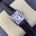 Tank Must 29.5x22mm White Dial Black Leather Strap AF Swiss Quartz