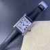 Tank Must 29.5x22mm White Dial Black Leather Strap AF Swiss Quartz
