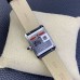 Tank Must 29.5x22mm White Dial Black Leather Strap AF Swiss Quartz