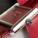 Tank Must 25mm Red Dial Red Leather Strap DRF Swiss Quartz