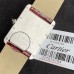 Tank Must 25mm Red Dial Red Leather Strap DRF Swiss Quartz