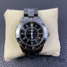 J12 38mm Ceramic Black Dial Ceramic Bracelet BVF CALIBER12.1