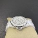 J12 38mm Ceramic White Dial Diamond Marker Ceramic Bracelet BVF CALIBER12.1