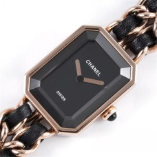 Premiere 26.1 x 20mm RG Black Dial RG/SS Bracelet BVF Swiss Quartz