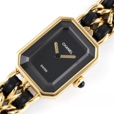 Premiere 26.1 x 20mm YG Black Dial YG/SS Bracelet BVF Swiss Quartz