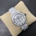 J12 33mm Ceramic White Dial Ceramic Bracelet XF Swiss Quartz