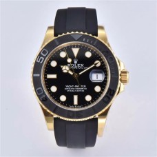 Yacht-Master 42mm 226658 YG Ceramic Black Dial Oysterflex Strap Clean Factory CF VR3235