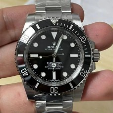 Submariner No Date 40mm 114060 904L Ceramic Black Dial SS Bracelet Clean Factory CF VR3130