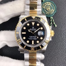 Submariner 40mm 116613LN 904L Ceramic Black Dial YG/SS Bracelet VSF VS3135