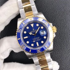 Submariner 40mm 116613LB 904L Ceramic Blue Dial YG/SS Bracelet VSF VS3135