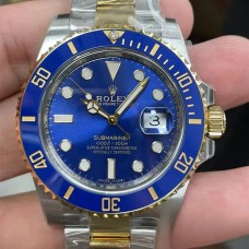 Submariner 40mm 116613LB 904L Ceramic Blue Dial YG/SS Bracelet Clean Factory CF VR3135