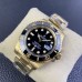 Submariner YG 40mm 116618LN 904L Ceramic Black Dial YG Bracelet Clean Factory CF VR3135