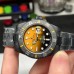 DIW Submariner 40mm DLC Yellow/Black Dial SS Bracelet VSF VS3135
