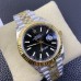 DateJust 41mm Fluted Bezel Black Dial YG/SS Jubilee Bracelet VSF VS3235